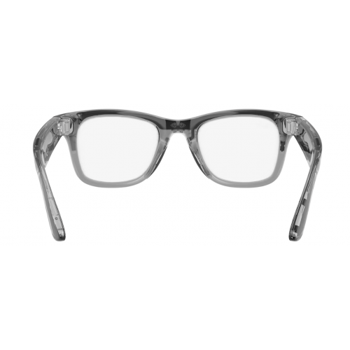 Умные очки Ray-Ban Meta* Wayfarer Gen 2 Shiny Transparent Grey, Фотохромные линзы Clear to Sapphire Transitions (RW4012), размер M